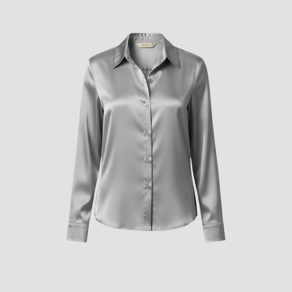 SOLENNE | WOMEN’S SATIN BLOUSE – TIMELESS ELEGANT STYLE