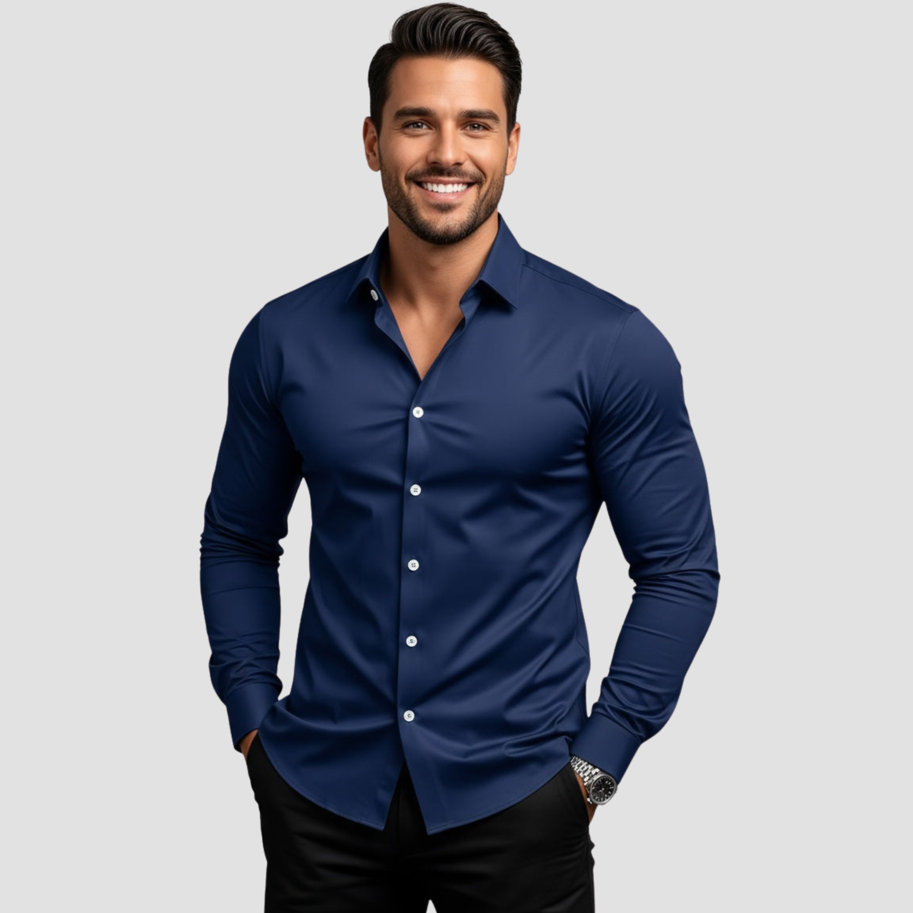 THIAGO | ELASTIC SHIRT | CONTEMPORARY ELEGANCE