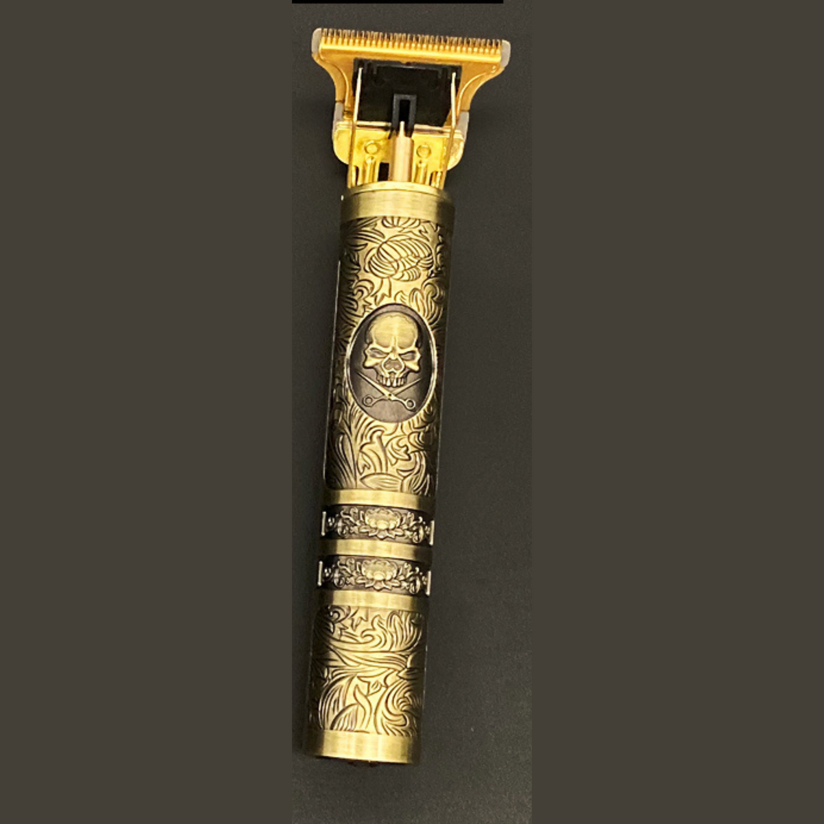 Vintage Beard Trimmer – Cordless Waterproof Grooming Tool with Precision Cutting Design