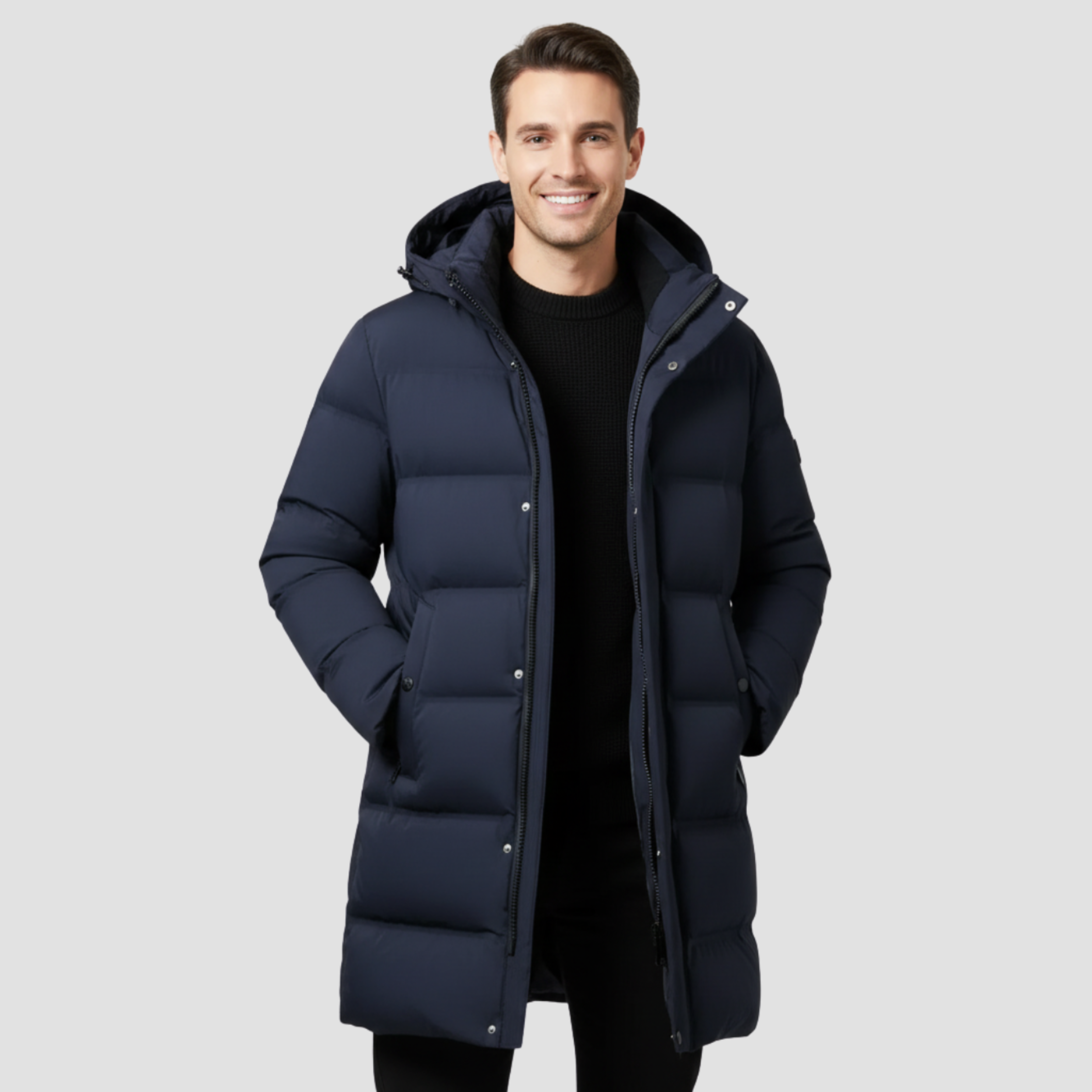 EZEKIAH | MEN'S PUFFER COAT – WINTER PROTECTION AND STRUCTURED DESIGN