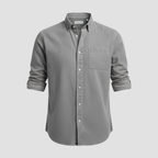 Men’s Brushed Cotton Shirt | Timeless Comfort, Button-Down Style