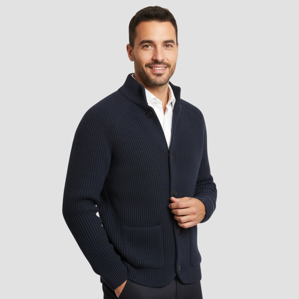 RAMIRO | MEN’S KNITTED CARDIGAN – PREMIUM THICK KNIT COMFORT