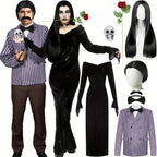 Addams Family Kostuums Stellen Gothic Halloween Set 0