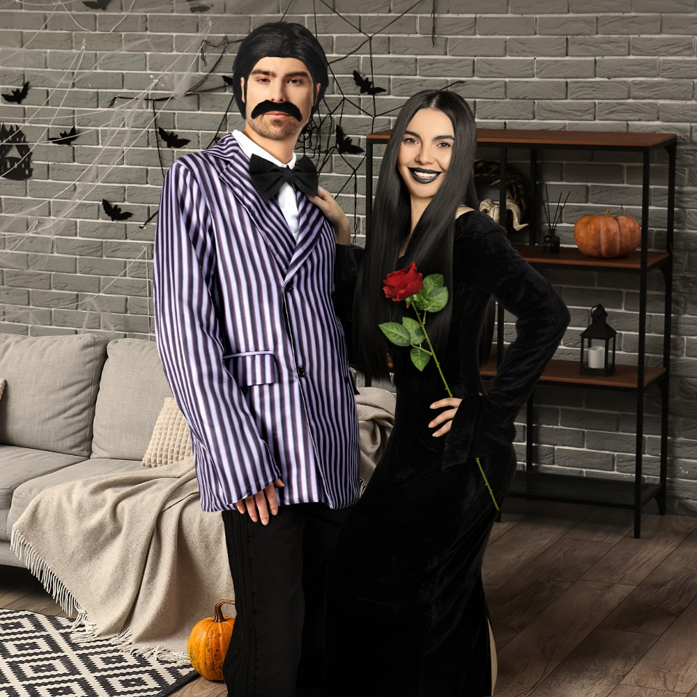 Addams Family Kostuums Stellen Gothic Halloween Set 1