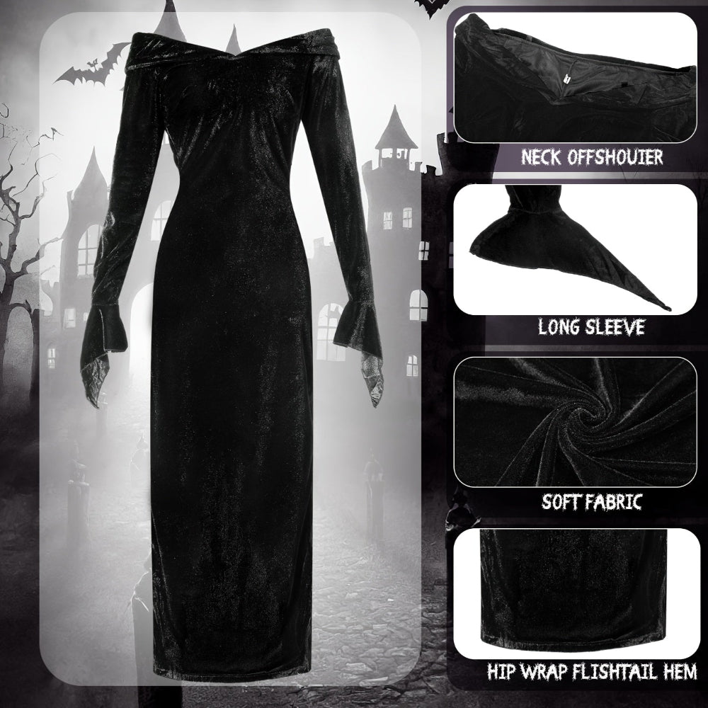 Addams Family Kostuums Stellen Gothic Halloween Set 2