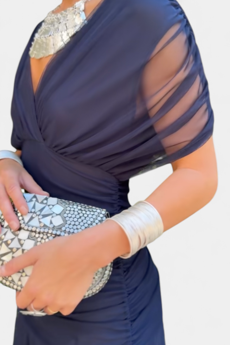 Alondra | Floral Pleated Maxi Dress 11