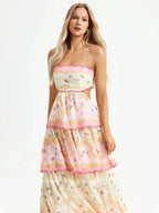 Amanda | Women's Elegant Tiered Summer Dress 0