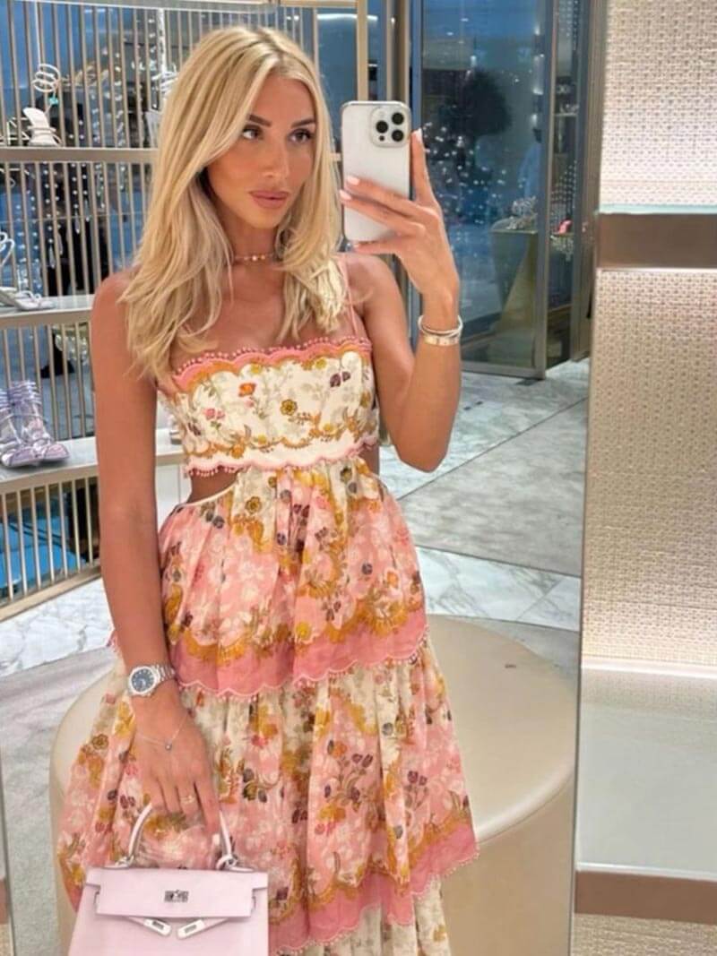 Amanda | Women's Elegant Tiered Summer Dress 4