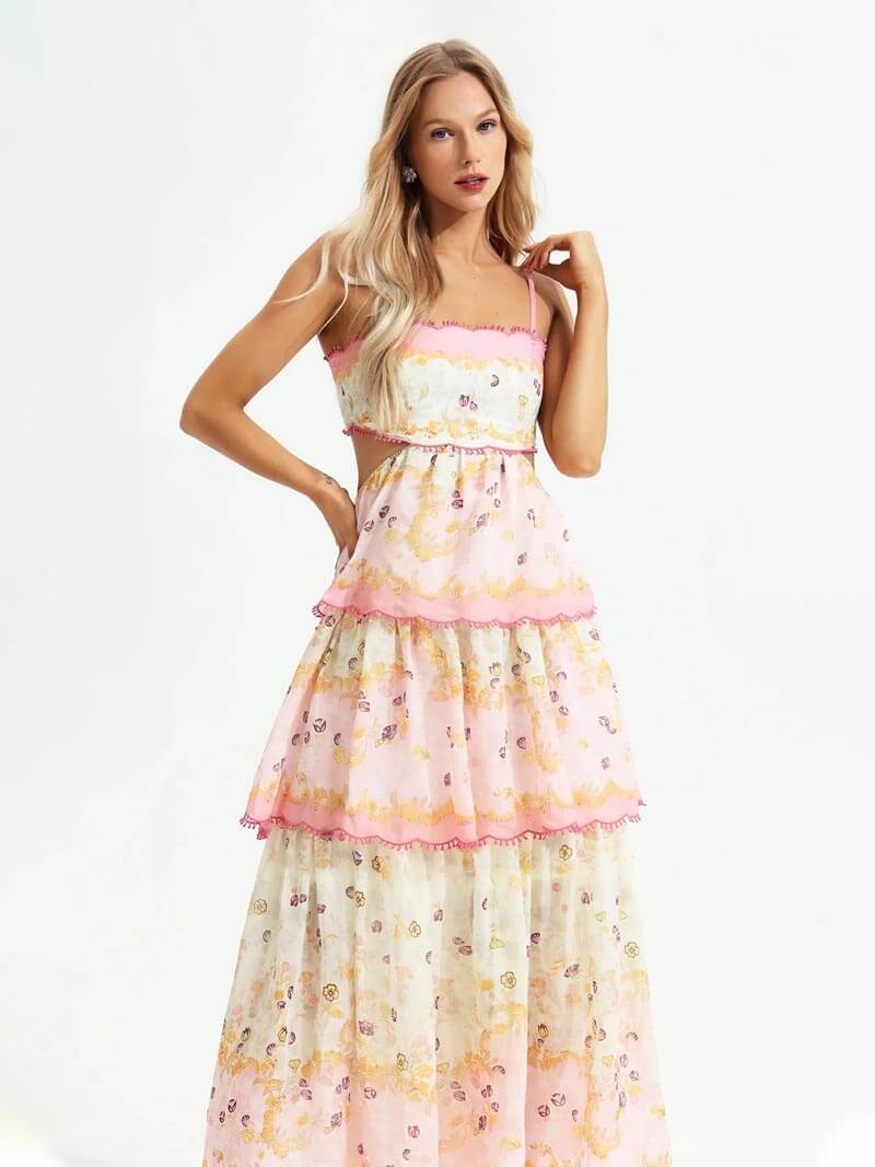 Amanda | Women's Elegant Tiered Summer Dress 5