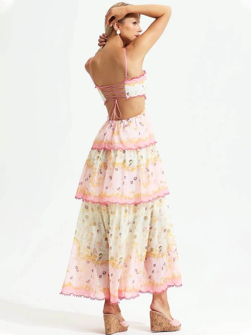 Amanda | Women's Elegant Tiered Summer Dress 7