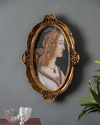 Antieke Gouden Ovale Fotolijst 1