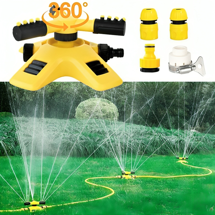 AquaFlow 360 Roterende Tuinsproeier – Efficiënte Waterbesparende Irrigatie Vestragear