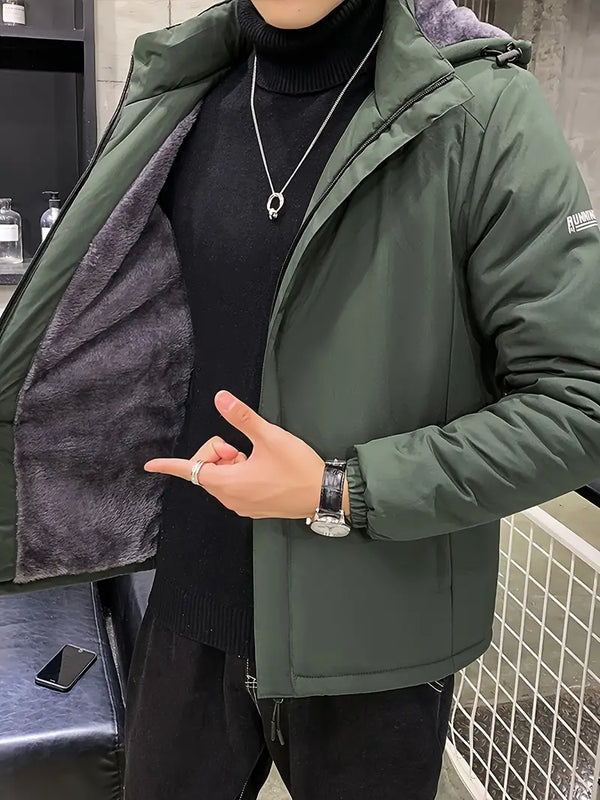 Heren Pufferjas met Fleece - Plus-Size