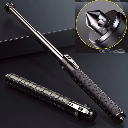 Automatic Self-Defense Walking Stick With Anti-Slip Grip 0