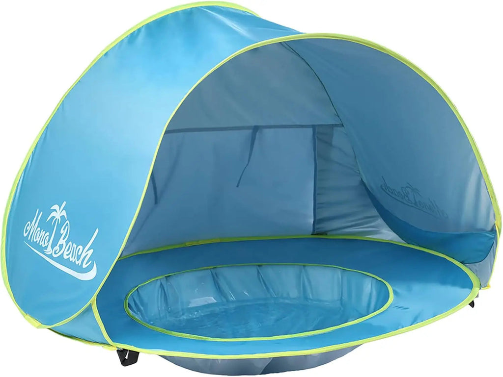 Baby Beach Tent — Pop-Up UV50+ Sun Shelter with Pool & Carry Bag 0