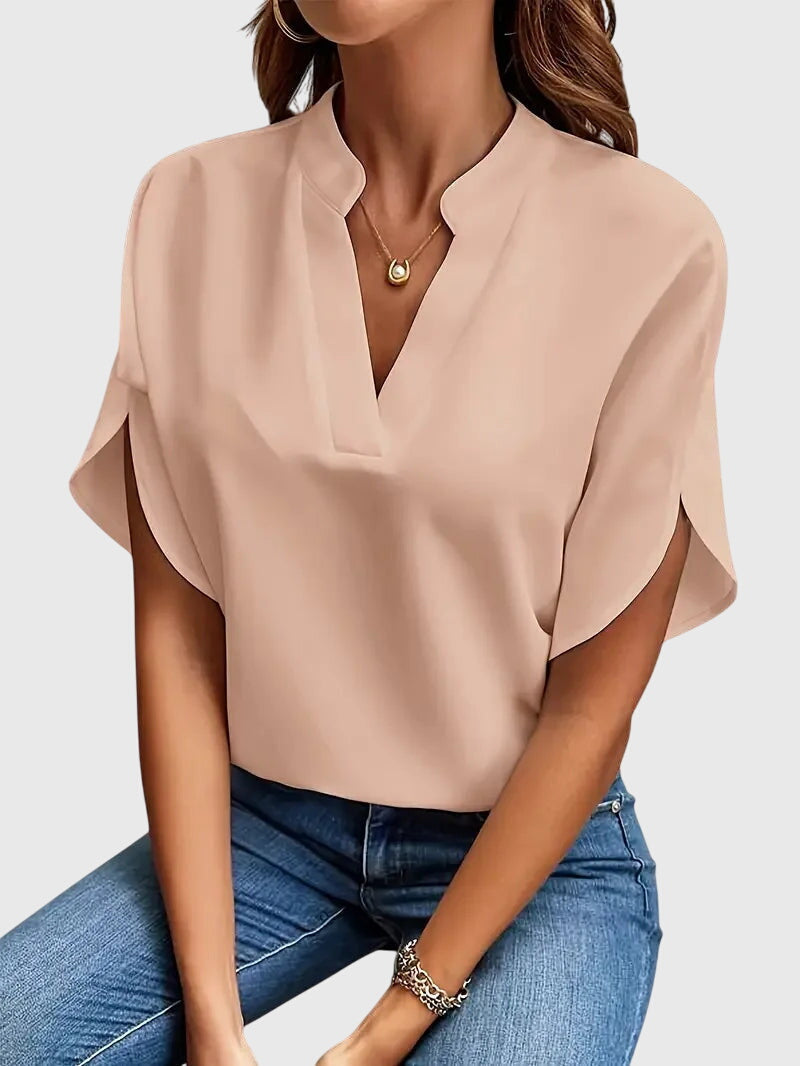 Beatrix | Soft V Neck Blouse 6