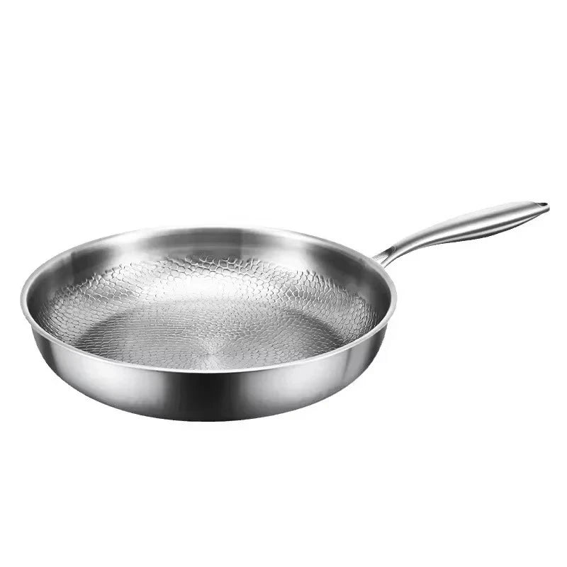 Titanium Frying Pan – Induction Ready with a Hammered Uncoated Surface