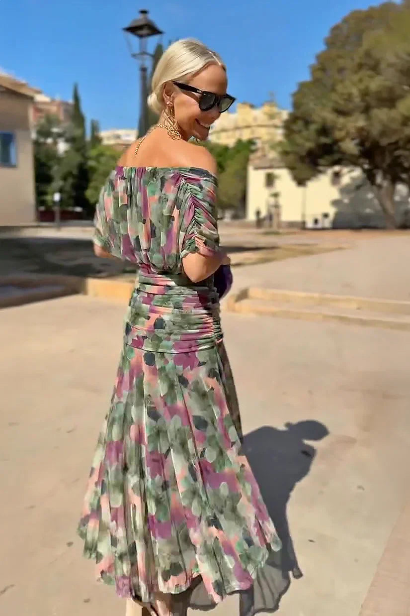 Camila | Watercolor Floral Maxi Dress 3