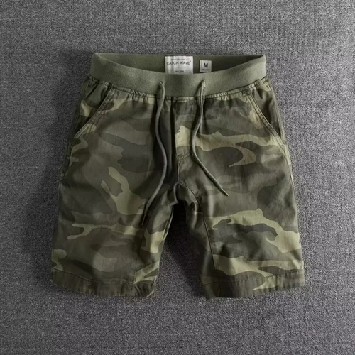 Camo Shorts – Stretch Performance Shorts with Breathable Fabric & Elastic Waist 1