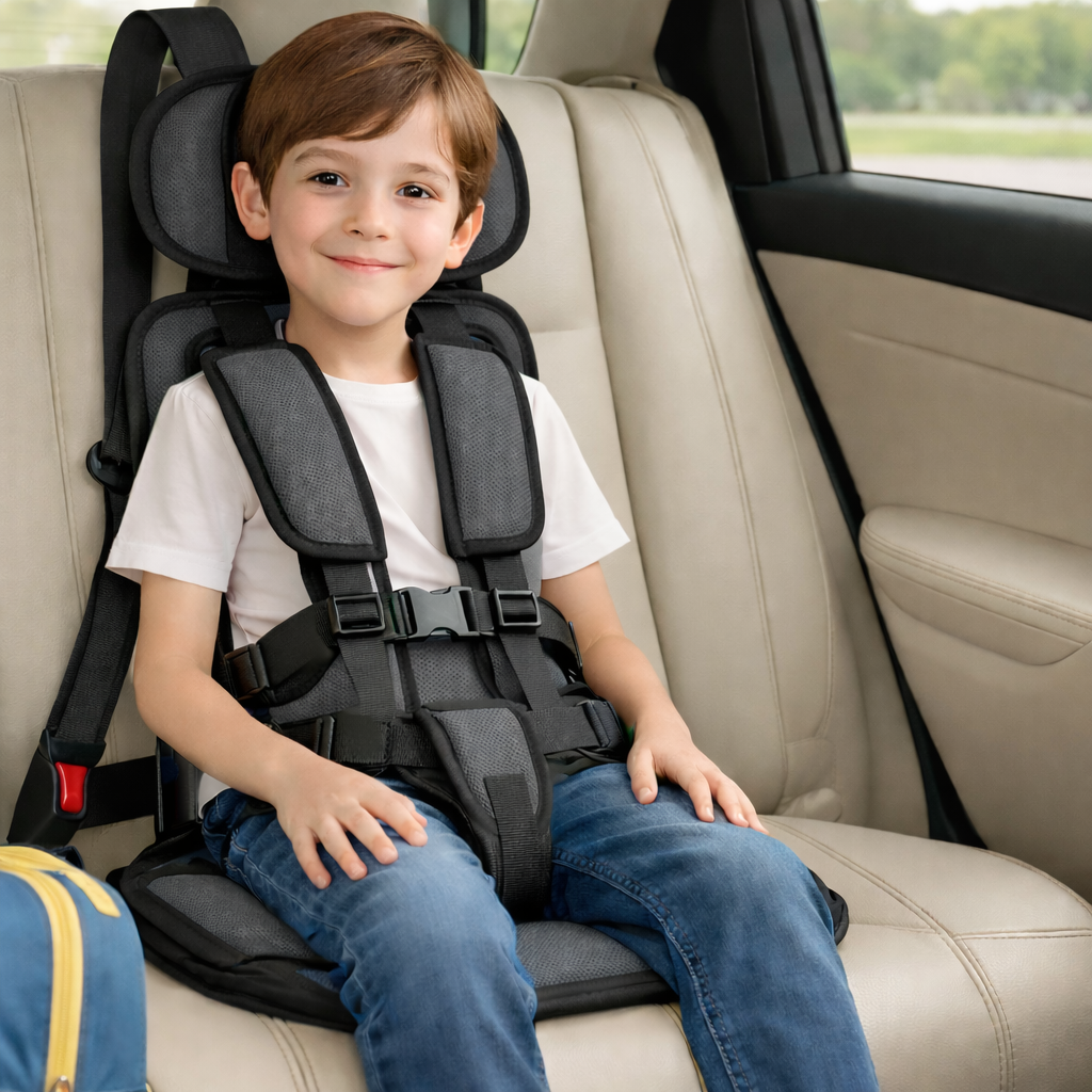 Car Seat Booster Portable Travel Safety Harness Kids 12