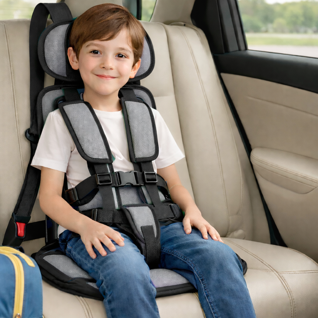 Car Seat Booster Portable Travel Safety Harness Kids 19