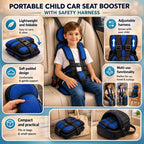 Car Seat Booster Portable Travel Safety Harness Kids 2
