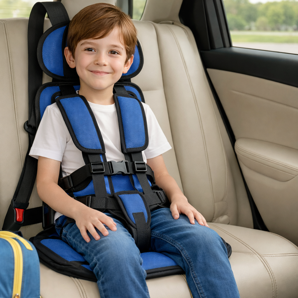 Car Seat Booster Portable Travel Safety Harness Kids 3