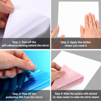 Mirror Sheet Self-Adhesive – Flexible PET Film You Cut to Size