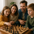 Wooden Chess Set – 39 cm Folding Chess Board with Storage