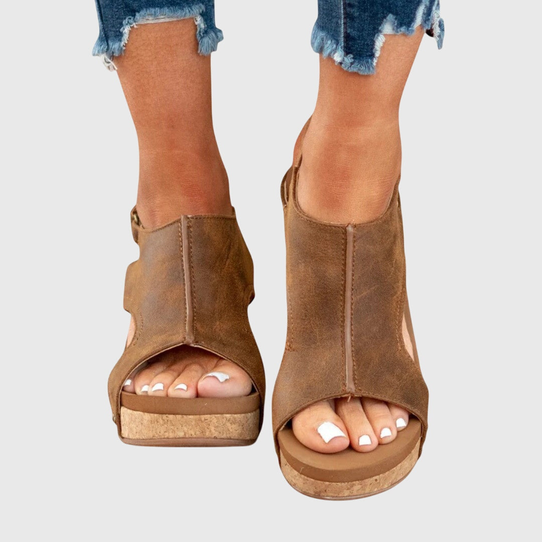 Claire | Minimalist Comfortable Wedge Sandals Women Summer 8