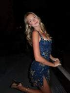 Cordelia | Celestial Embellished Mini Dress 3