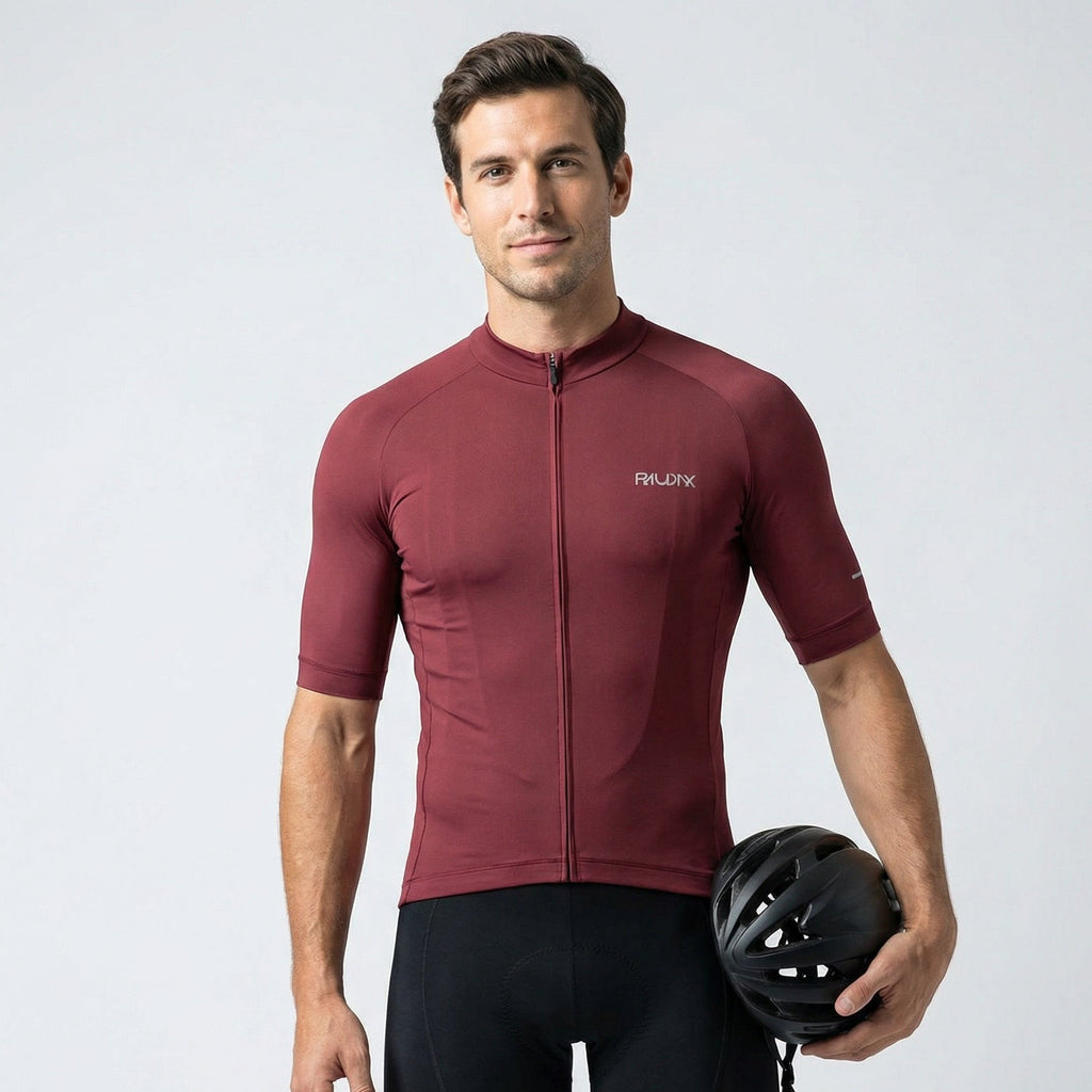 Cycling Jersey Men's – Breathable, Quick-Dry with Three Rear Pockets