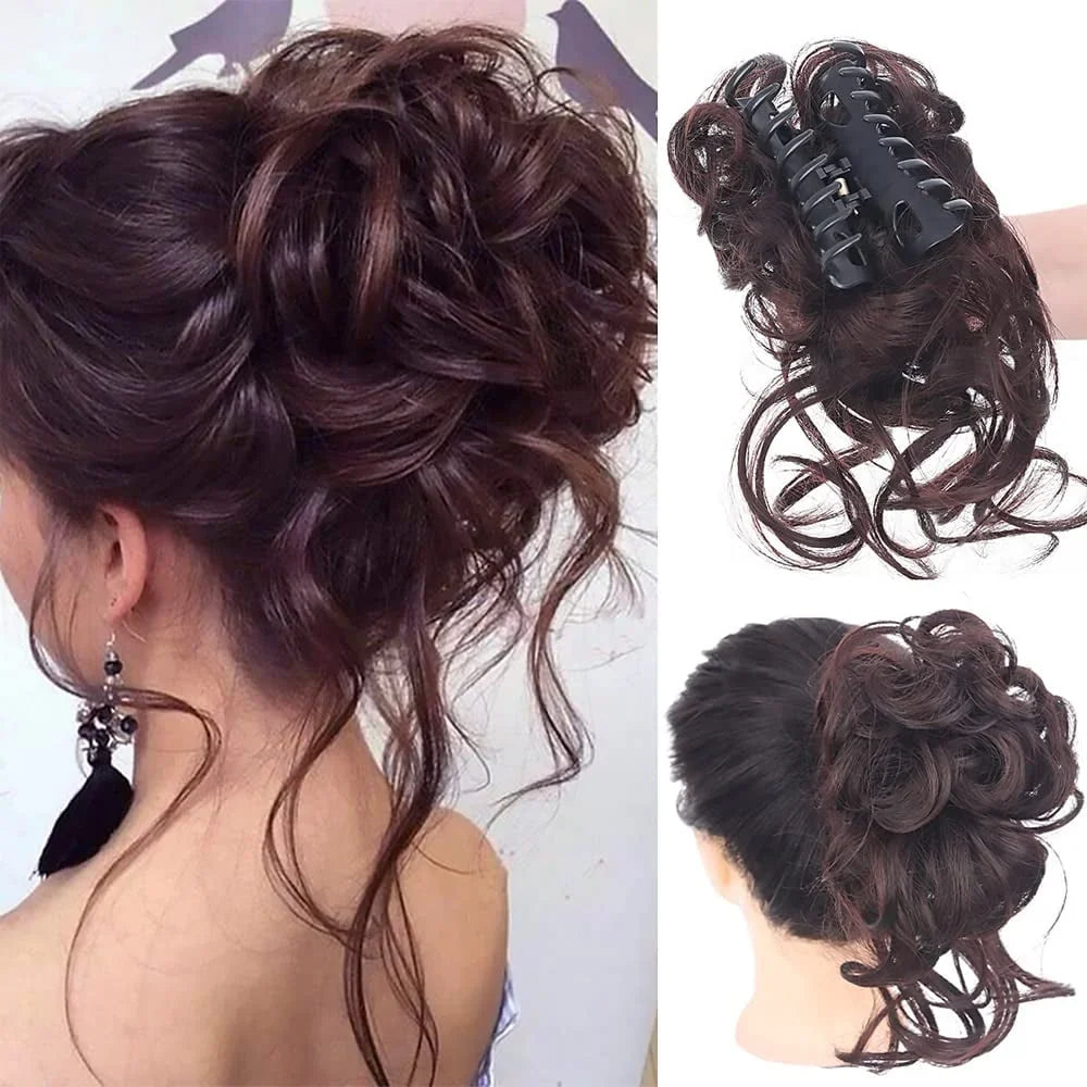 Curly Bun Hair Claw Clips Kalsten 1
