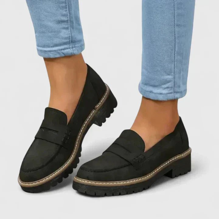 Darevia | Platform Loafers Women Slip-On Comfort Shoes 0