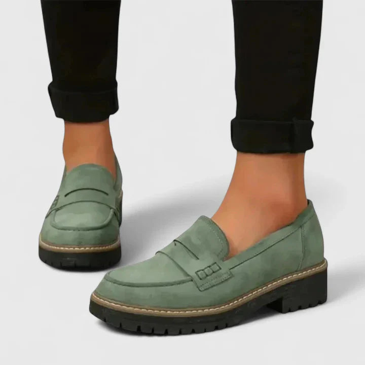 Darevia | Platform Loafers Women Slip-On Comfort Shoes 4