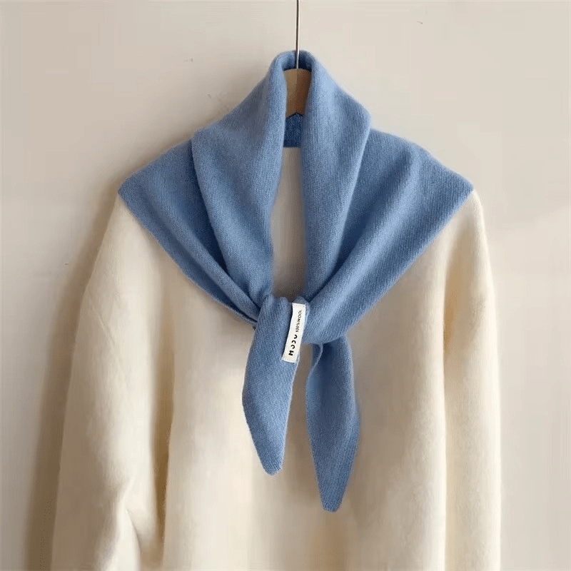 Driehoekige Gebreide Sjaal van Niche Wol – Warm, Elegant & Veelzijdig 9
