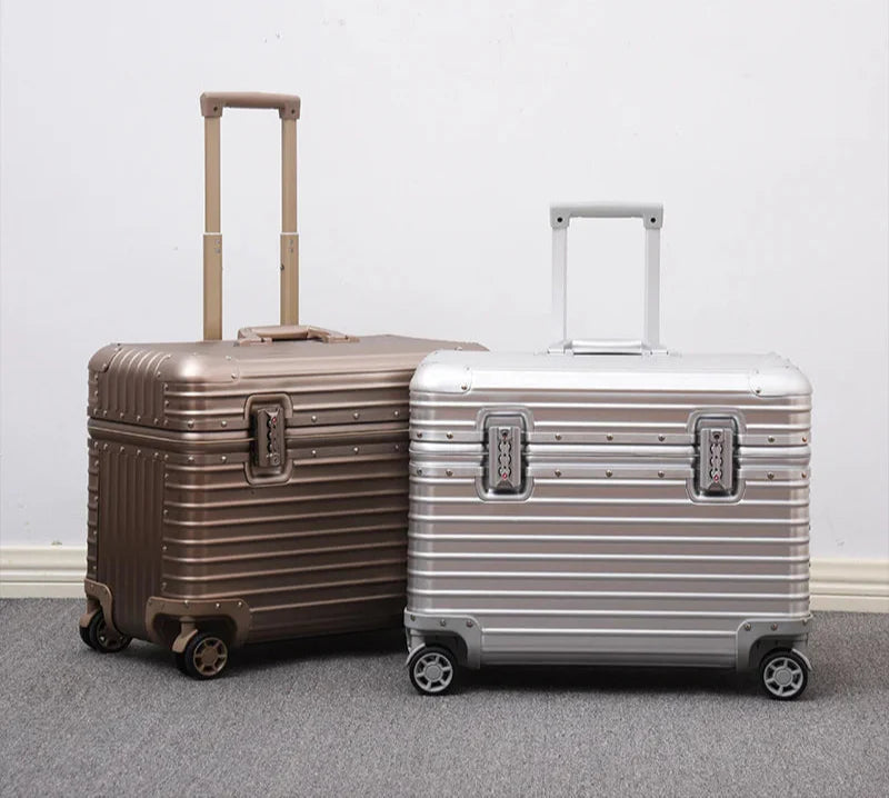 Durable Aluminium-Magnesium Hard Case Suitcase with TSA Lock and 360° Spinner Wheels 6