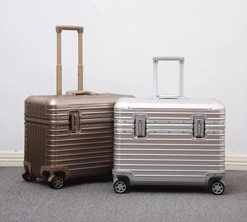 Durable Aluminium-Magnesium Hard Case Suitcase with TSA Lock and 360° Spinner Wheels 6