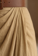 Elvira | Belted Lapel Maxi Dress 3