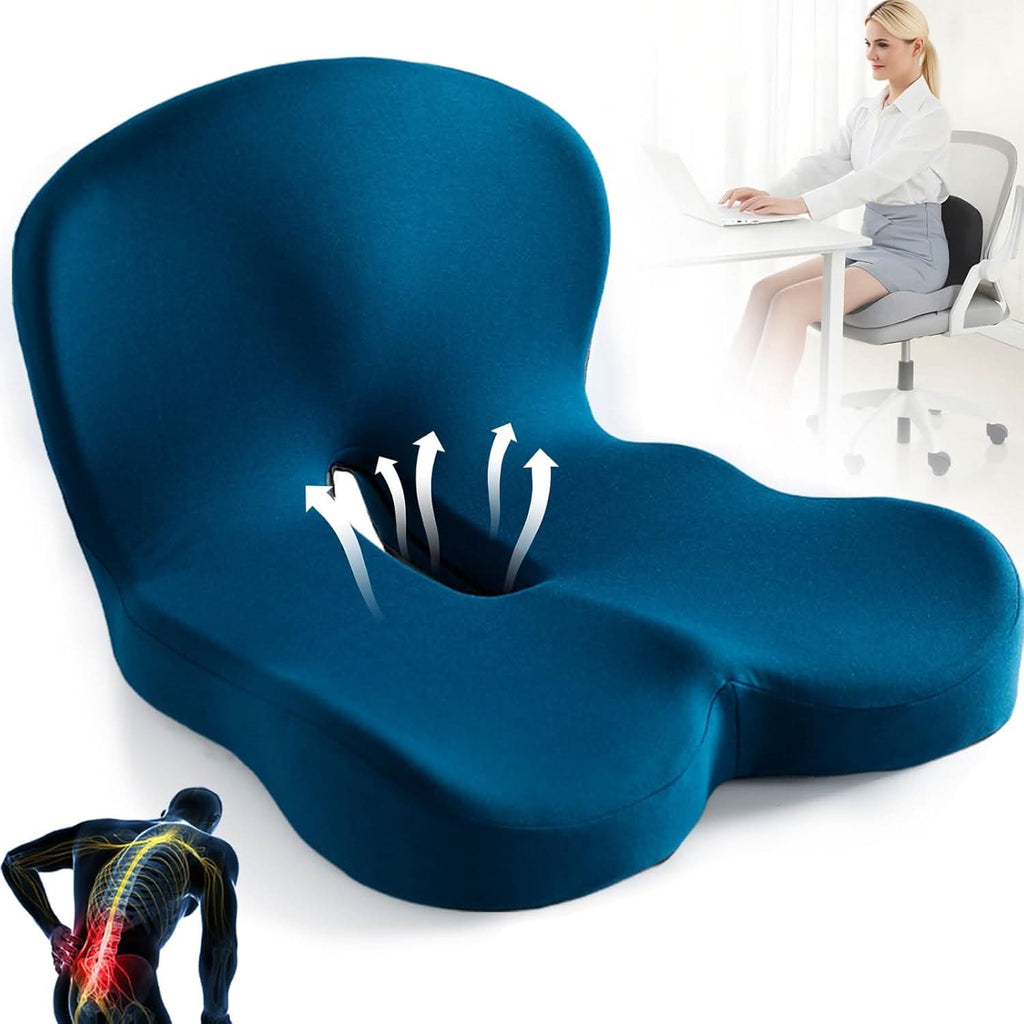 ErgoComfort Cushion – Ergonomisch zitkussen van traagschuim 0