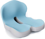 Ergonomic Seat Cushion – Memory Foam Comfort with Non-Slip Base & Washable Cover