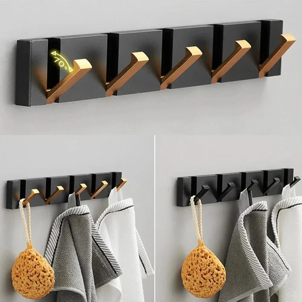 FOLDHOOK – Elegante wandhaak met opvouwbaar ontwerp voor ruimtebesparende organisatie 14