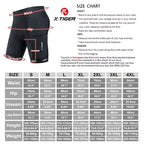 Fietsbroek Heren met 5D Gel Padding voor Mountainbike en Racefiets, Ademend en Reflecterend 5