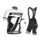 Mens Cycling Kit – Breathable Jersey with Bib Shorts and Gel Pad