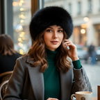 Furla – Elegante dameswintermuts van imitatiebont voor extra warmte 2