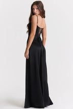 Gabriella – The Silky Satin Corset Maxi Dress 6