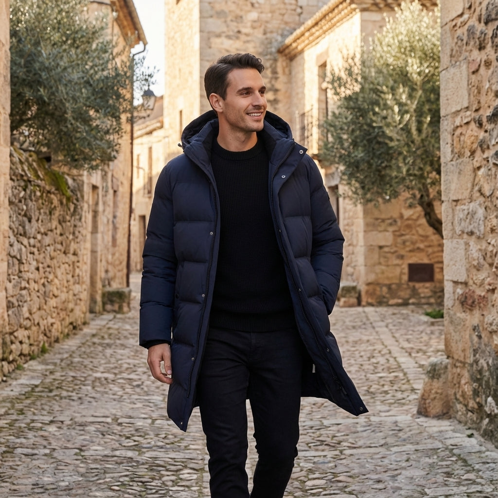 EZEKIAH | MEN'S PUFFER COAT – WINTER PROTECTION AND STRUCTURED DESIGN