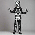Gloeiende Skelet Halloween Kinderen Zombie Kostuum 0