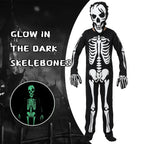 Gloeiende Skelet Halloween Kinderen Zombie Kostuum 1