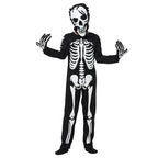 Gloeiende Skelet Halloween Kinderen Zombie Kostuum 4
